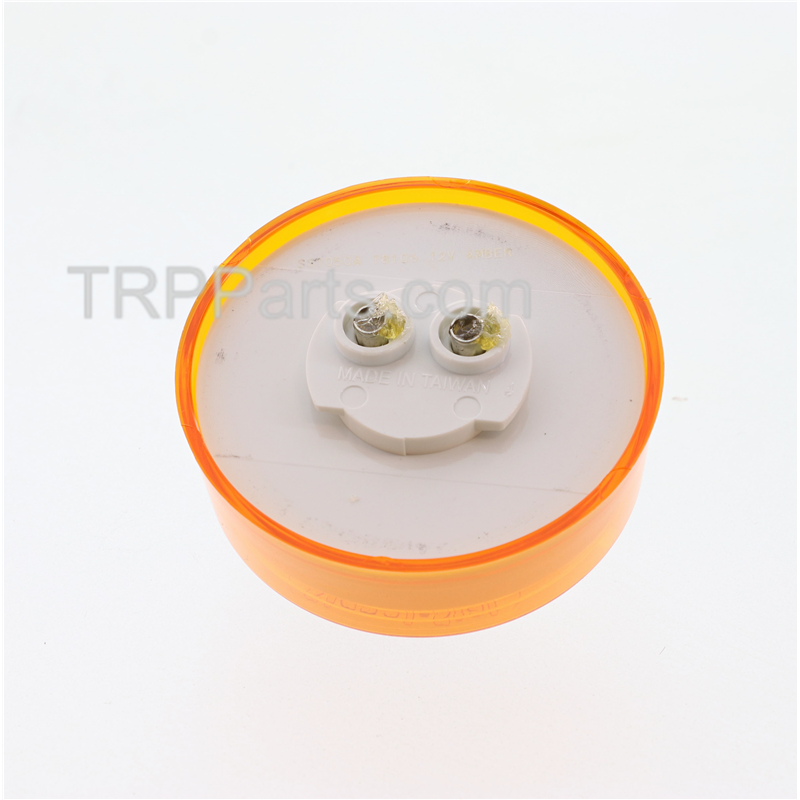 led marker lamp - amber - round - 2.5" image 2