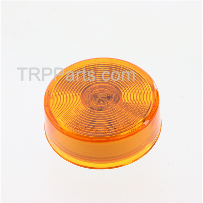 led marker lamp - amber - round - 2.5" image 1