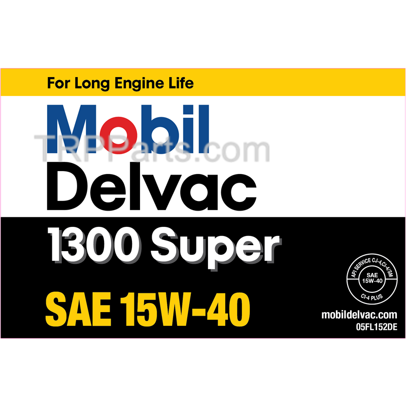 delvac oil 1300 super - 15w-40 - bulk image 1