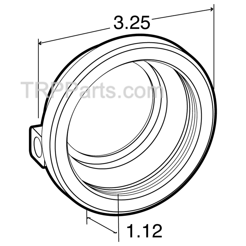 grommet-light mkr/cl 2-1/2 pvc blk image 4