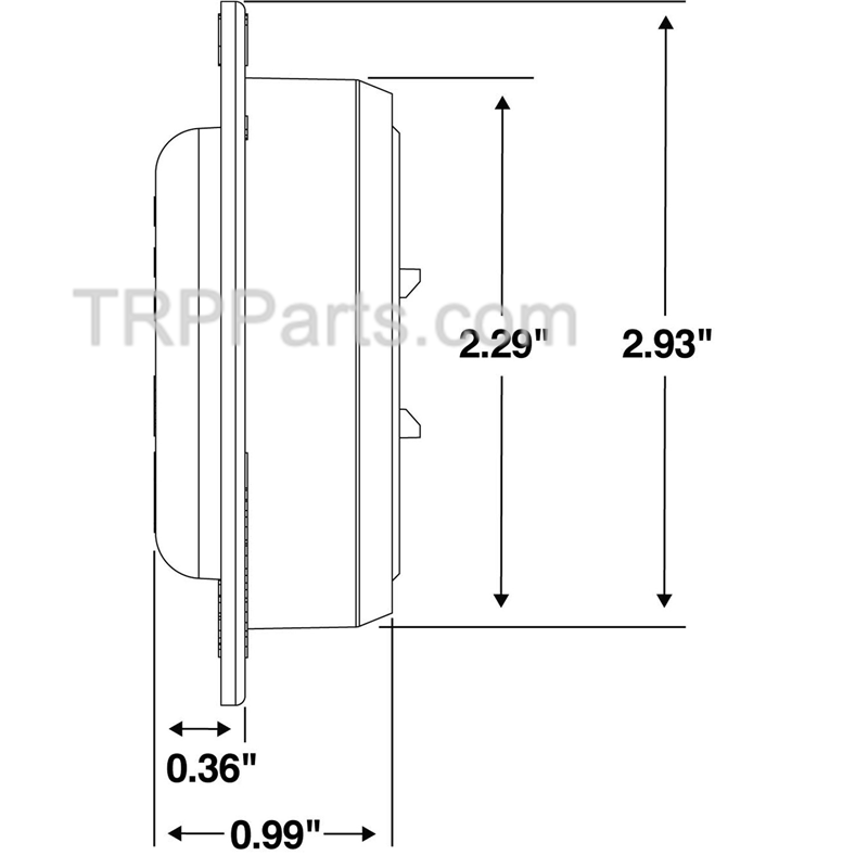 kit-lamp red gray flange image 5