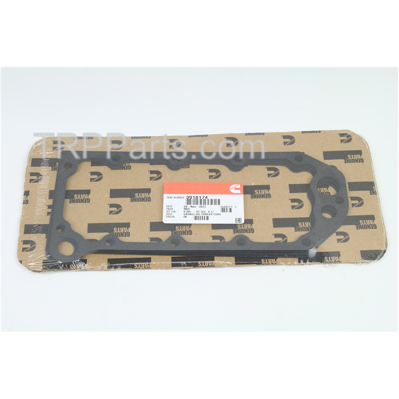 gasket,oil cooler core image 1