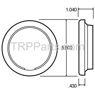 kit-grommet 4" blk incl grommet & plug image 5