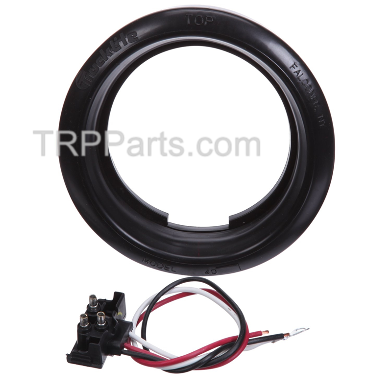 kit-grommet 4" blk incl grommet & plug image 3