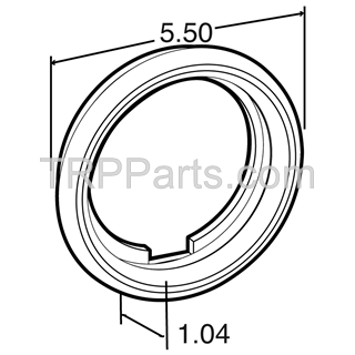 grommet-light s/t/t rnd 4" pvc blk image 5