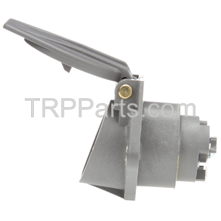 receptacle-fmnt 7way 2holeflg solid pins image 4