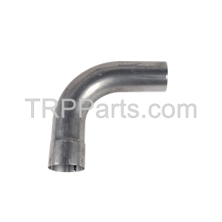 Image of exhaust pipe - 90 degrees - 5" - steel aluminized - id/od