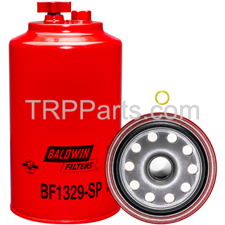 Image of fuel/water separator - spin on - with drain