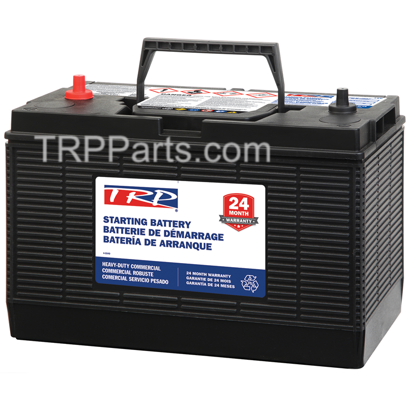 battery - starting - group: 31 - 12 - cca: 950 - terminal type: 3/8 stud (x) - top image 1