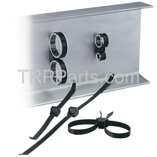 Image of cable tie - 9-1/4" (23.4cm) - 150lb. - black
