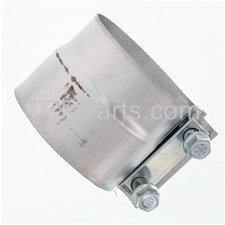 exhaust clamp - wb preformed 3-1/2 aluminized image 2
