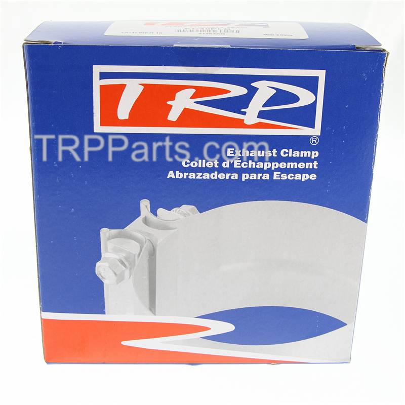 exhaust clamp - wb preformed 4" stainless steel polished image 3