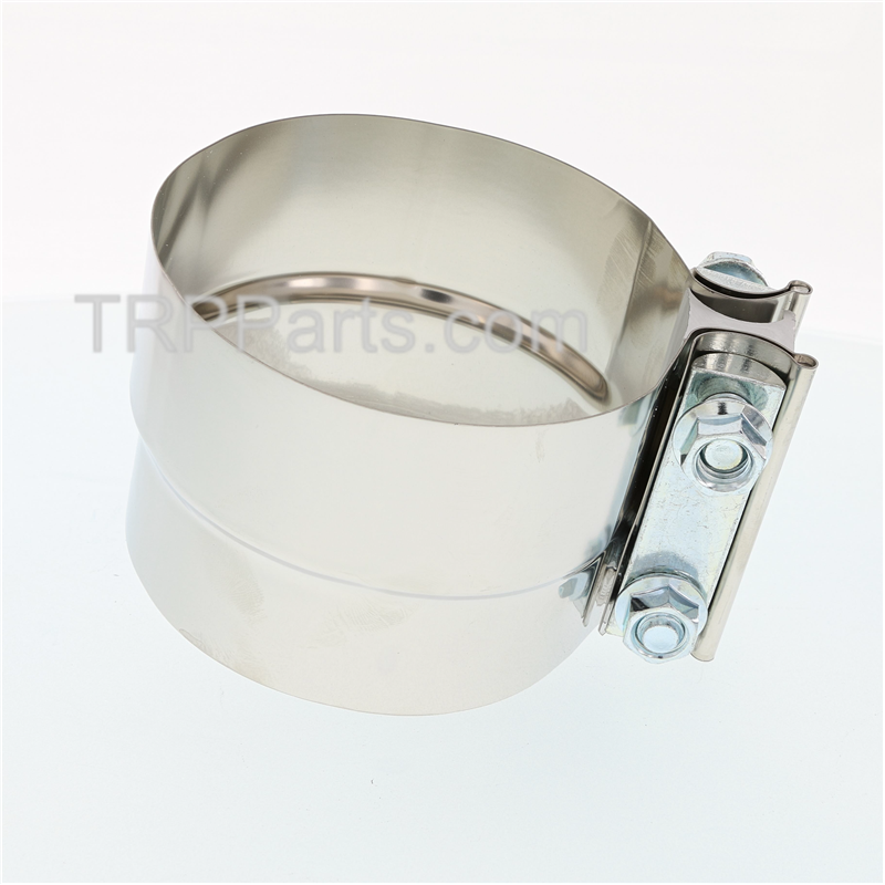 exhaust clamp - wb preformed 4" stainless steel image 1