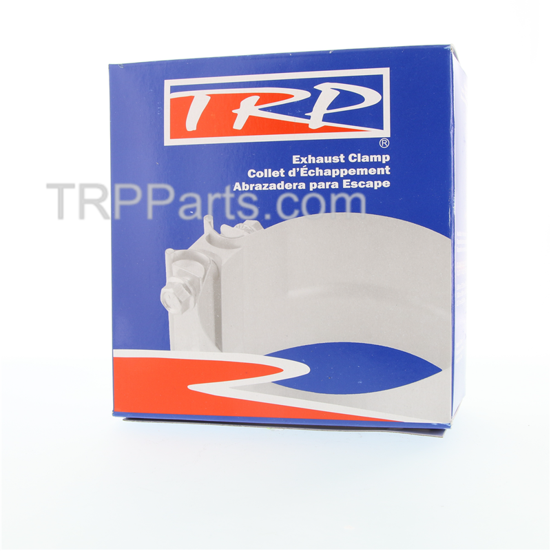 exhaust clamp - wb preformed 5" aluminized with gasket image 2