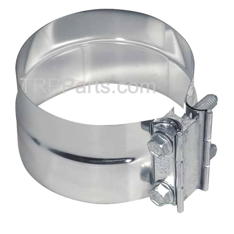 exhaust clamp - wb preformed 5" aluminized image 1