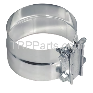 exhaust clamp - wb preformed 5" aluminized