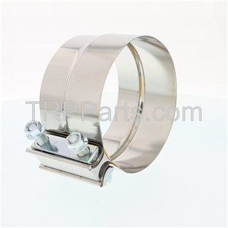 exhaust clamp - wb preformed 5" stainless steel with gasket