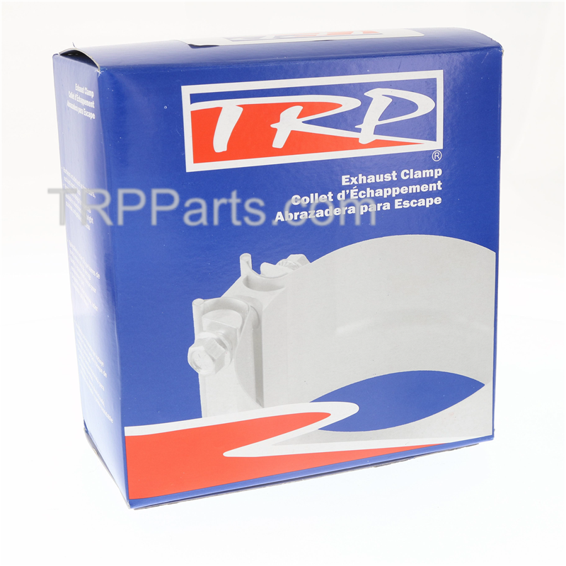 exhaust clamp - wb preformed 5" stainless steel with gasket image 2