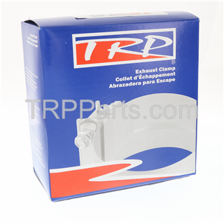 exhaust clamp - wb preformed 5" stainless steel with gasket image 2