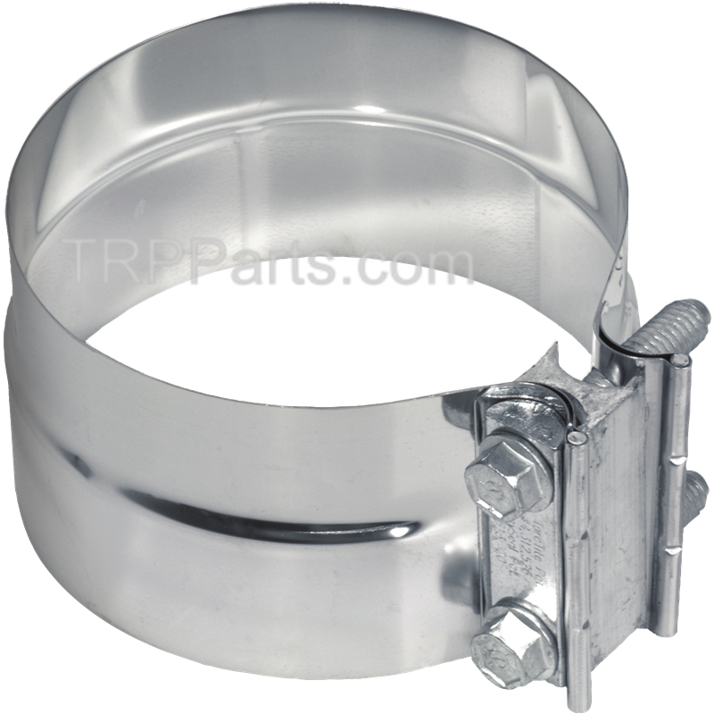 exhaust clamp - wb preformed 5" stainless steel image 1