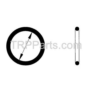 Image of o ring - blue #8
