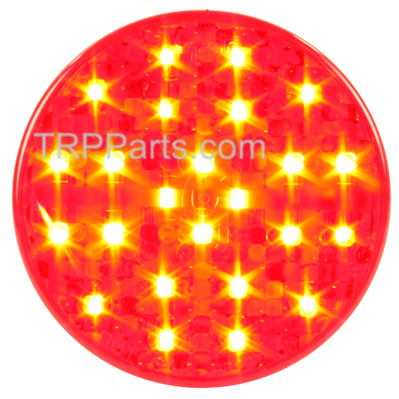led stop, tail, turn light - 4" - red image 1