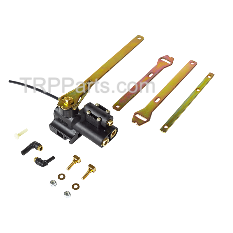 universal leveling valve kit — chassis nghcv - pressure dump - 1/4" ptc air connections image 1