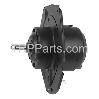 Image of single shaft blower motor - 2 speed - 12v - rotation is clockwise - flange mounted