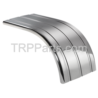 Image of half fender - 66" - 35" front drop - 31" flat - 3-ribbed