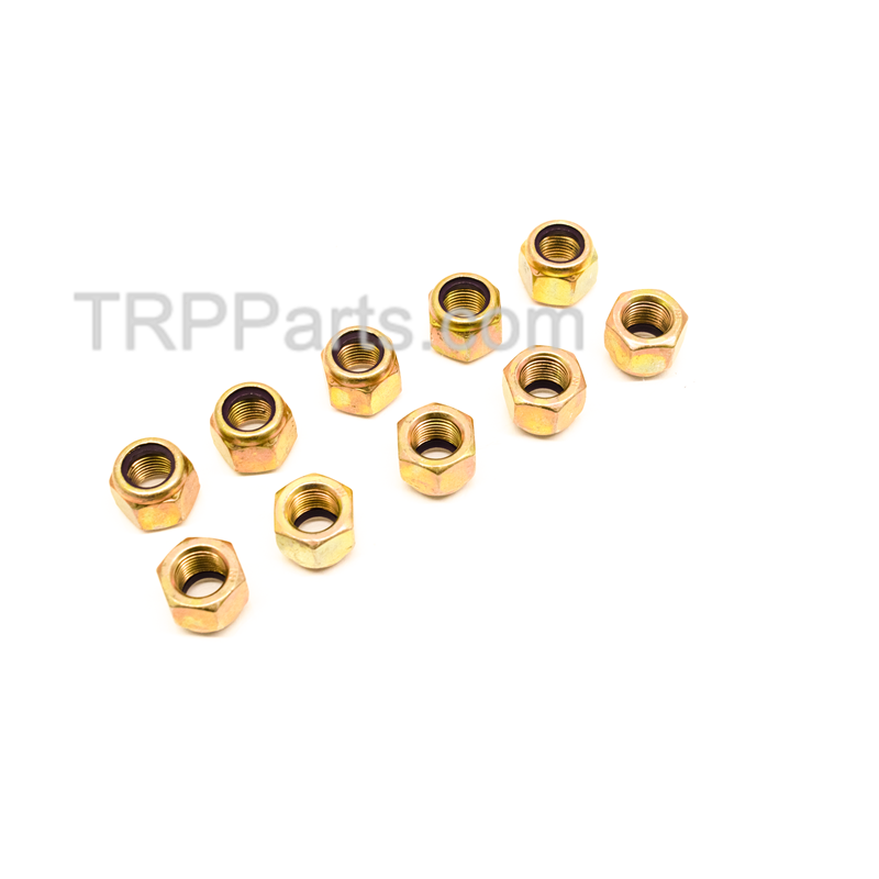 hex nut - sl nylon - 1/2-20nf x 0.594t n1610 cyl image 2