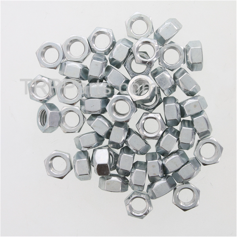 hex nut - sl mtl 5/8-11nc gr8 zinc/clr image 1