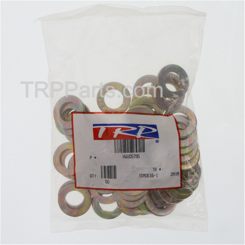 round washer - sae 5/8 grade 8 - zinc/yellow image 2