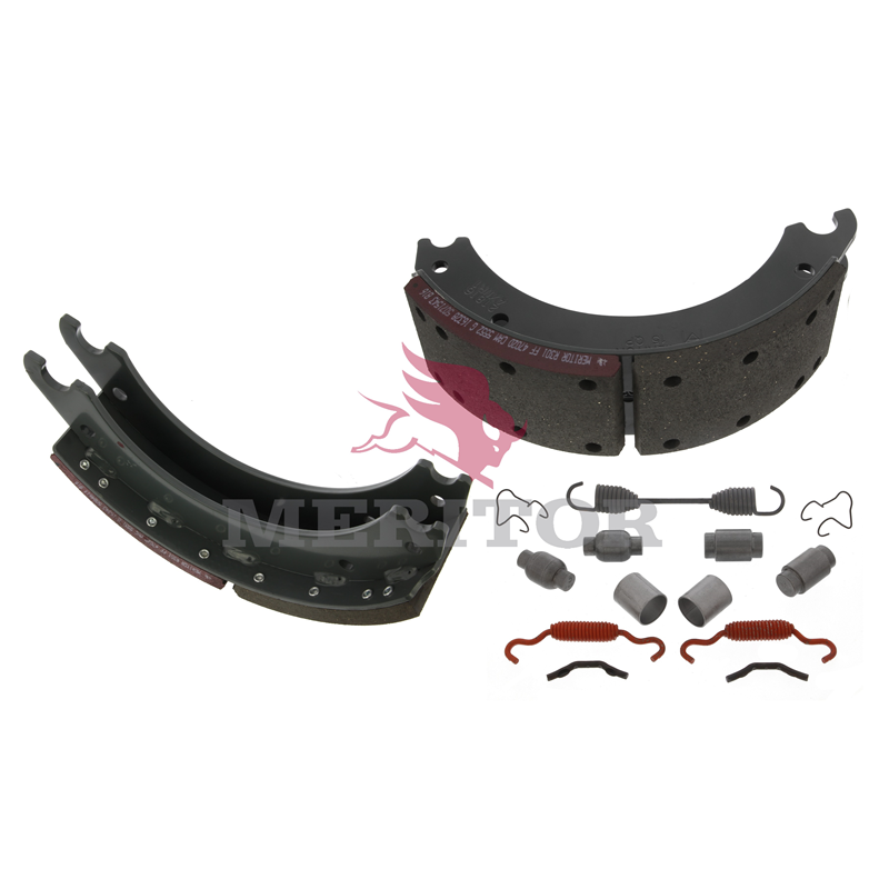 brake shoe kit - 15" x 4" - meritor q plus front brake shoe image 1