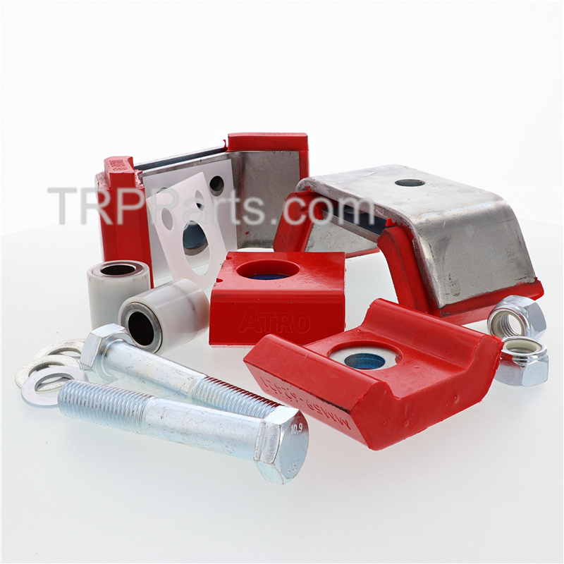 motor mount kit w/hardware (2) (high tem image 1