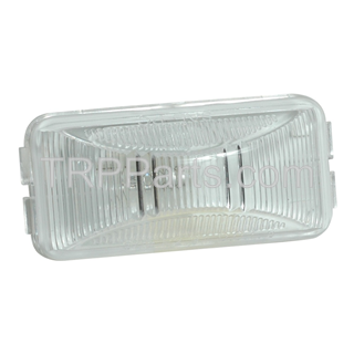marker lamp - rectangle - 2-1/2" - clear