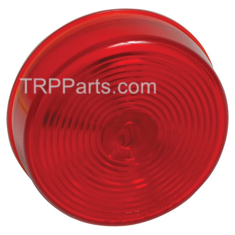 marker lamp - round - 2-1/2" - red image 1