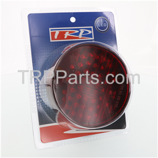 led - stop/turn/tail lamp - diode color: red - lens: red - mounting style: grommet - size: 4" - diodes: 44 image 2