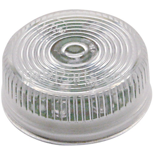 marker lamp - 2" - round - 9 led - amber