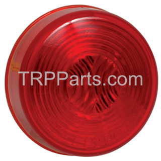 Image of led marker lamp - 2" - red - round - 9 led