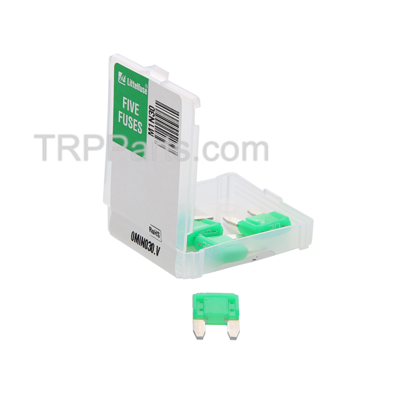 mini® blade fuse - 30 amps - 5 per package image 1