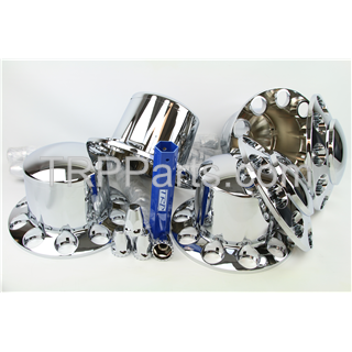 kit-hub&nut cover abs plastic front/rear image 1