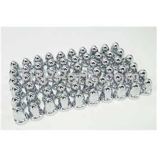 KIT-33MM NUT ABS PLASTIC 60PACK, PUSH ON