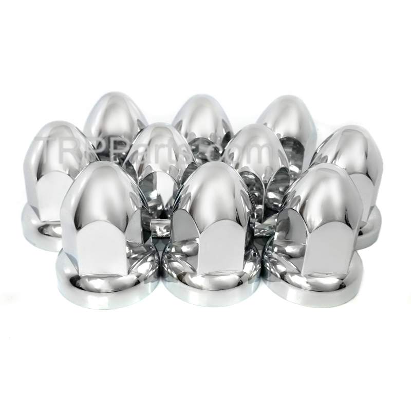 metric flanged lug nut covers - 33mm, 32mm across flats image 1