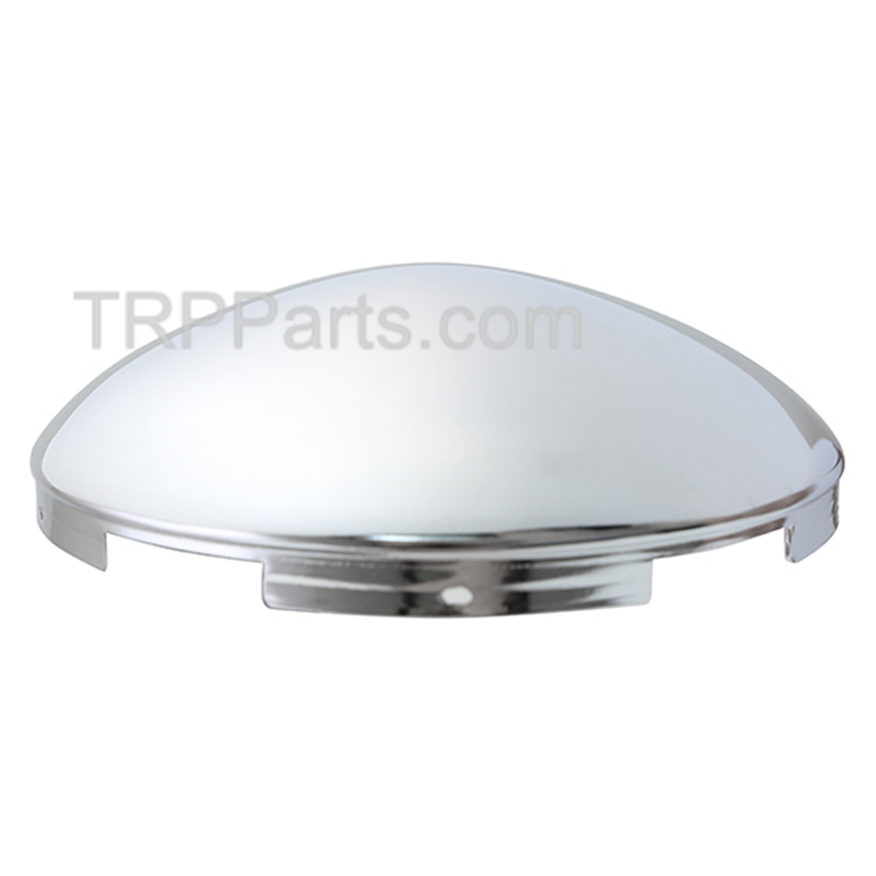 hub cap - front hub cap - 10 hole stud and hub piloted - fits 8.73" and 220.1mm hub bores - notches for 5 rib image 1