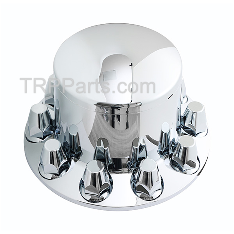 hub cap - rear abs - removable cover - 10 lug nut wheel - 33mm lug nuts image 3