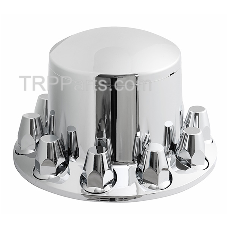 hub cap - rear abs - removable cover - 10 lug nut wheel - 33mm lug nuts image 1