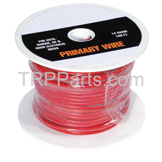 Image of primary wire - 16 gauge - 28' - black