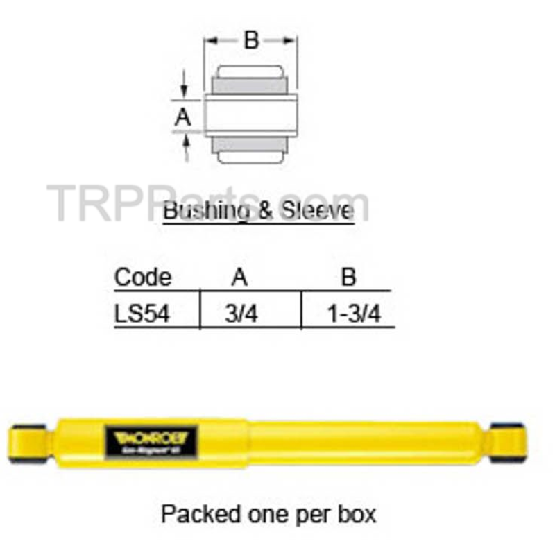shock absorber - universal - front & rear suspension image 1