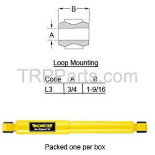 shock absorber - universal - front & rear suspension