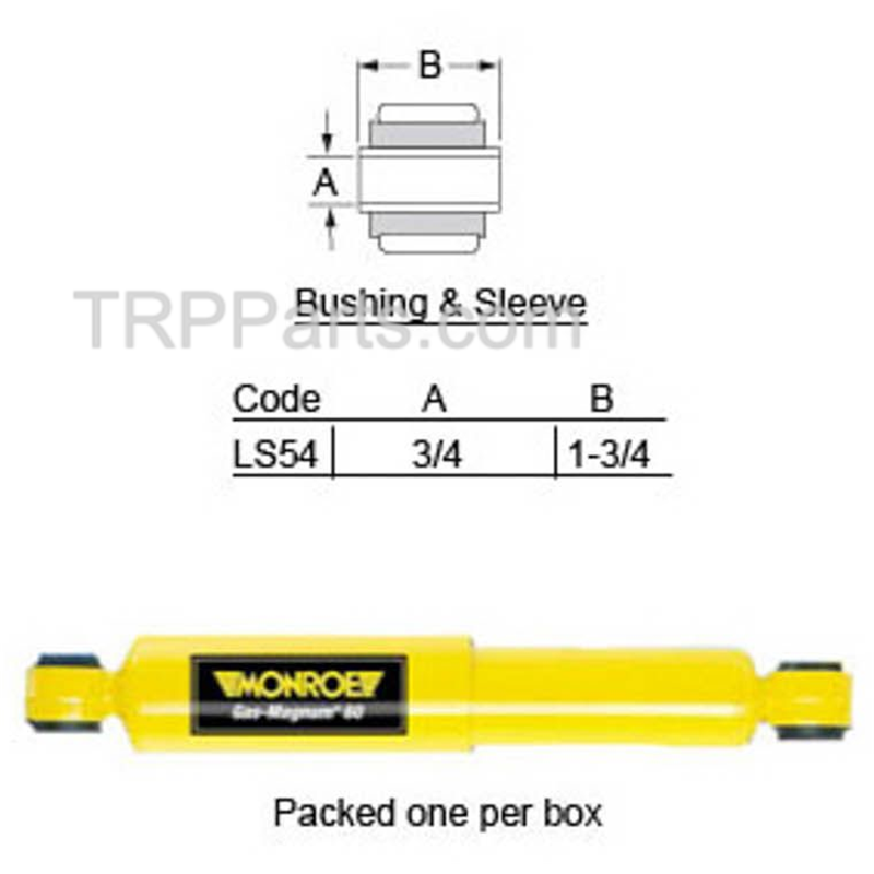shock absorber - universal - front & rear suspension image 1